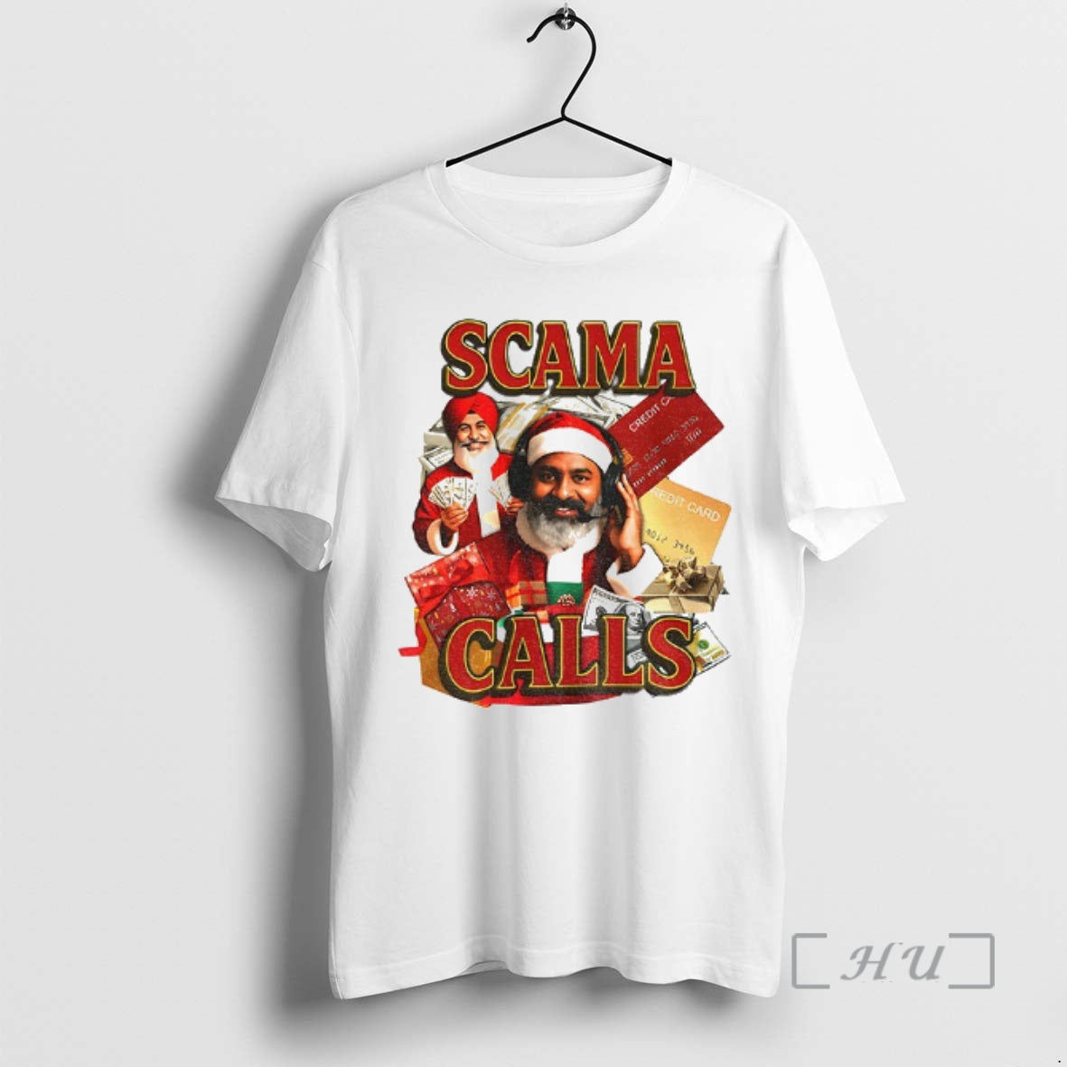 Officials Scama Calls Santa Merry Christmas 2025 T-Shirts, Hoodie, Sweatshirt | PopFlextees.com