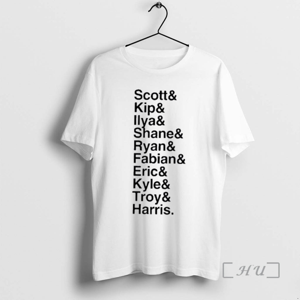 Officials Scott Kip Ilya Shane Ryan Fabian Eric Kyle Troy Harris Premium T Shirts Sweater Hoodie, Sweatshirt