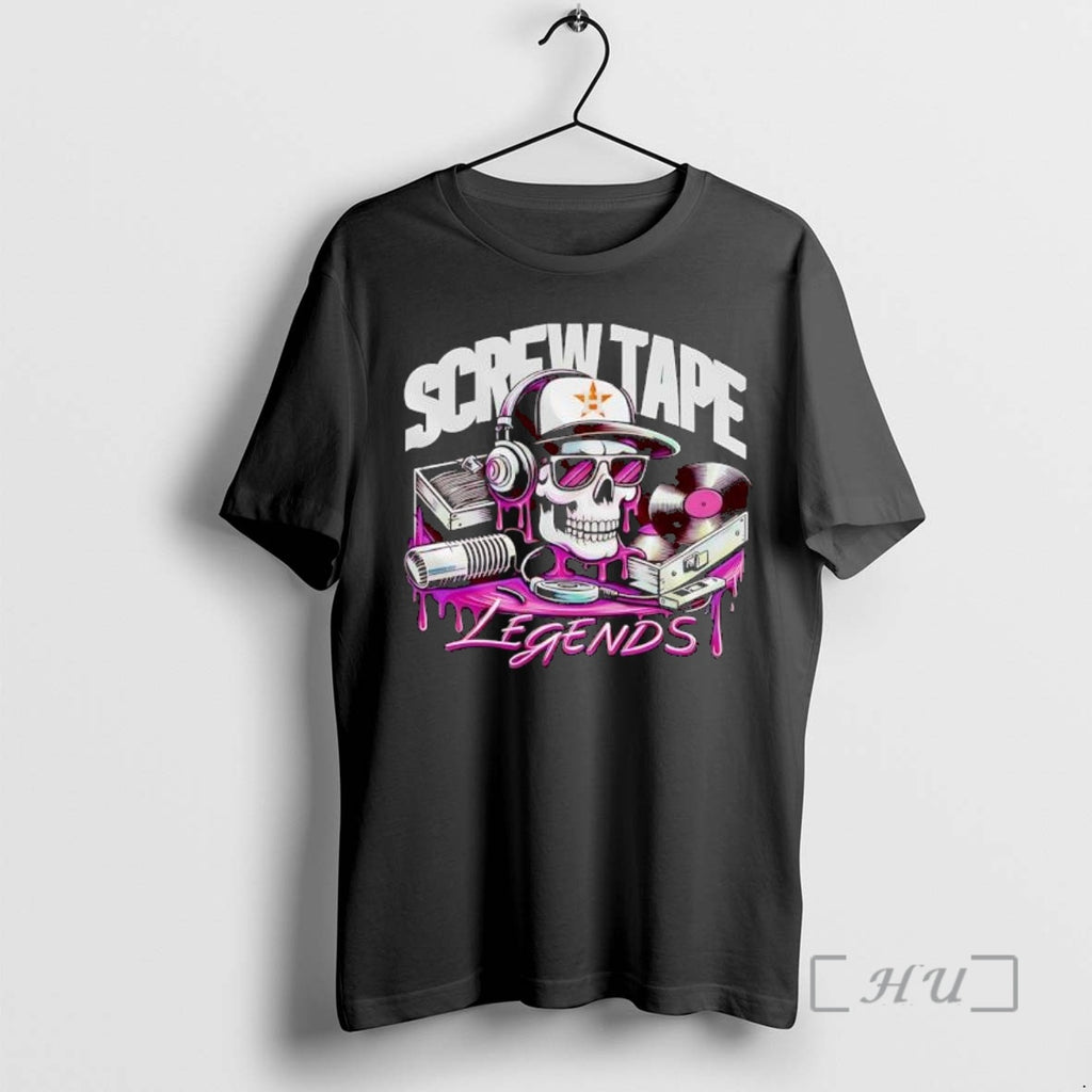 Officials Screwtape Legends Skull Hip Hop Art T-Shirts, Hoodie, Sweatshirt | PopFlextees.com
