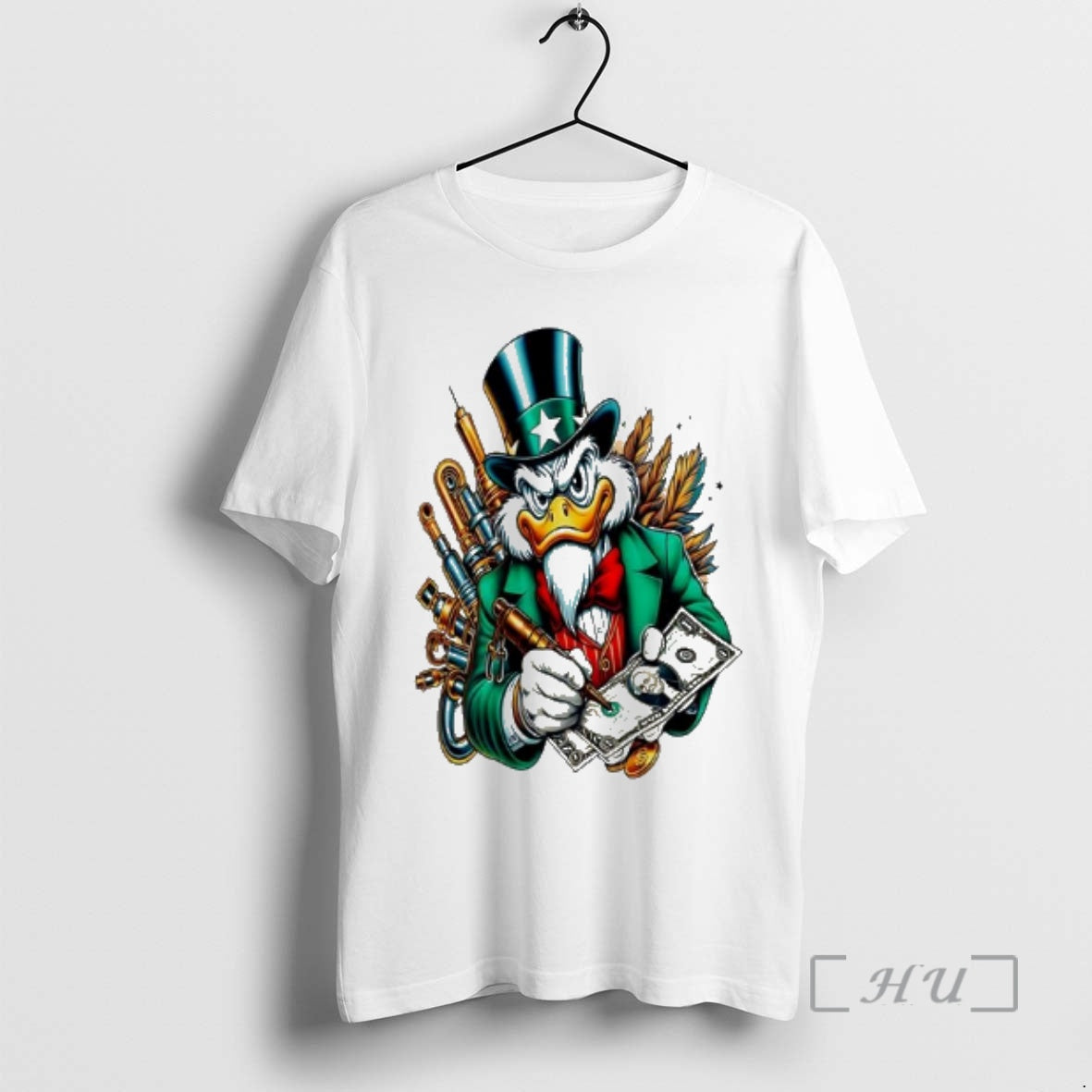 Officials Scrooge Mcduck Patrick Day Dollar T-Shirts, Hoodie, Sweatshirt | PopFlextees.com