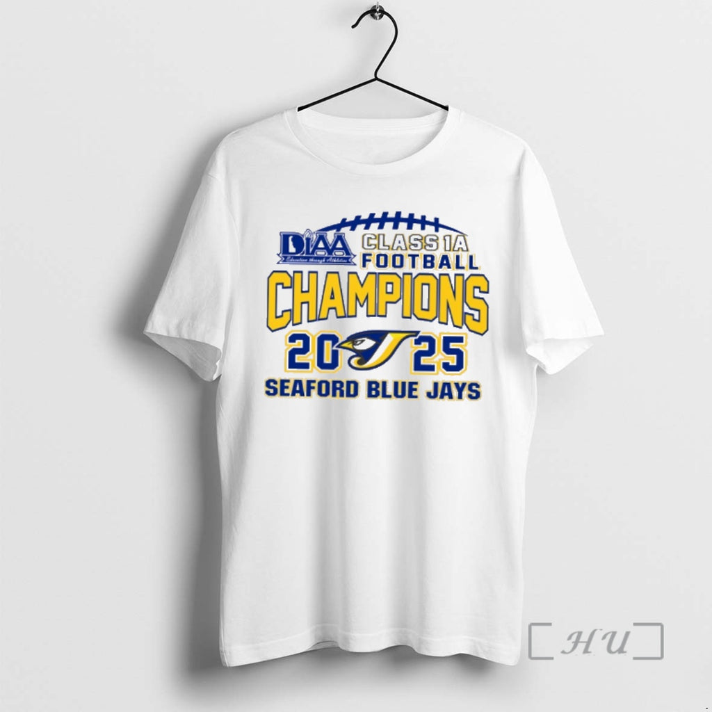Officials Seaford Blue Jays 2025 Diaa Class 1a Football Champions T-Shirts, Hoodie, Sweatshirt | PopFlextees.com