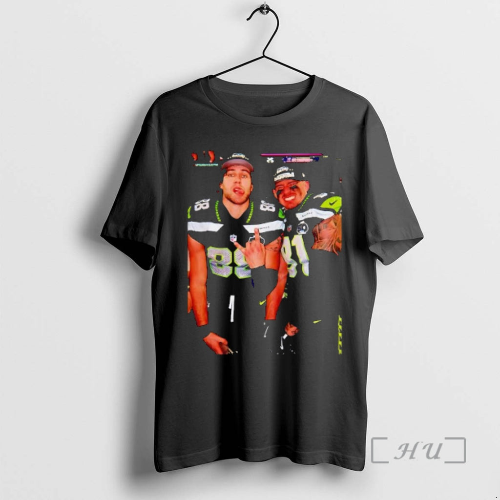Officials Seahawks Eric Saubert Aj Barner Graphic T-Shirts, Hoodie, Sweatshirt | PopFlextees.com