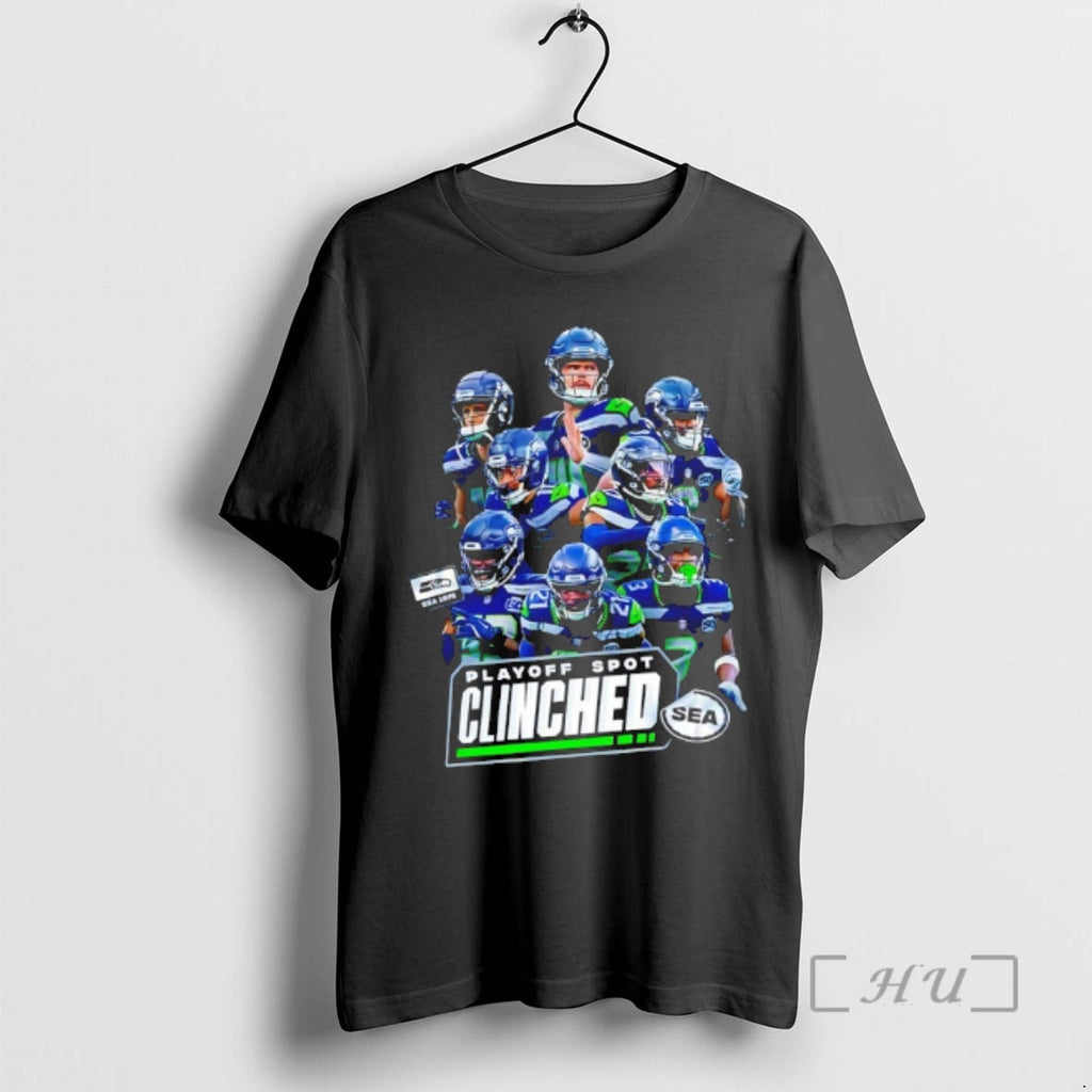 Officials Seahawks Playoff Spot Clinched 2025 T-Shirts, Hoodie, Sweatshirt
