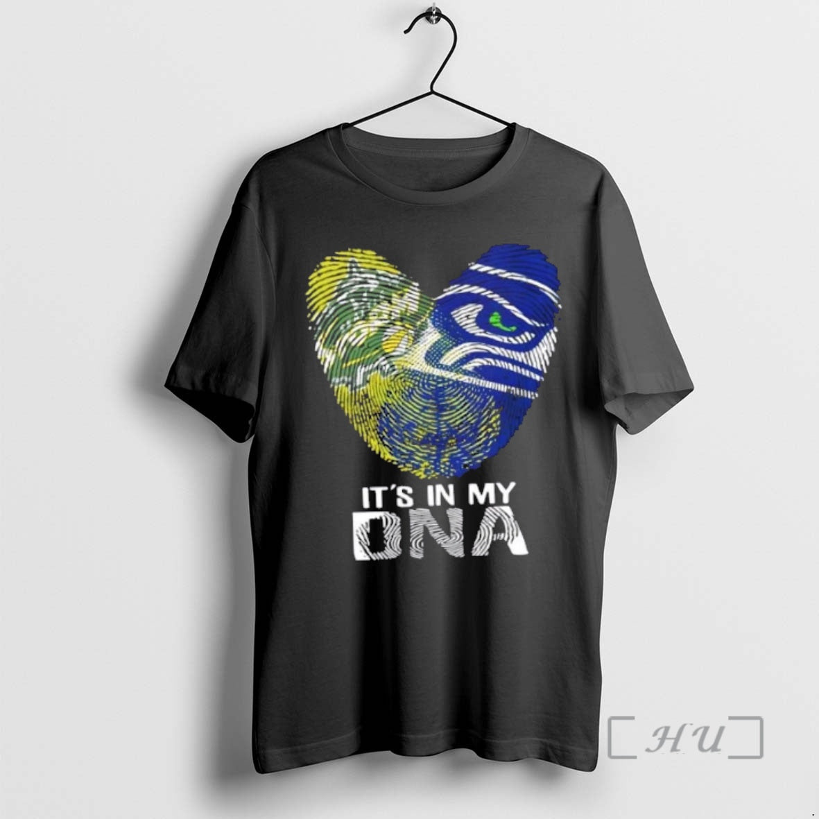 Officials Seattle Sports Storm X Seahawks Its In My Dna Fingerprint Heart Premium T Shirts Hoodie, Sweatshirt