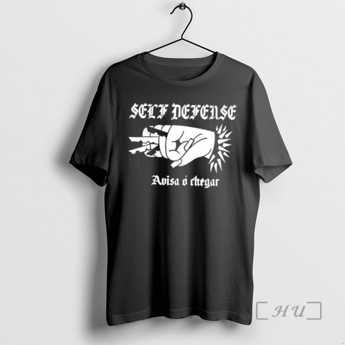 Officials Self Defense Fist With Blades Avisa O Chegar Punk T-Shirts, Hoodie, Sweatshirt | PopFlextees.com