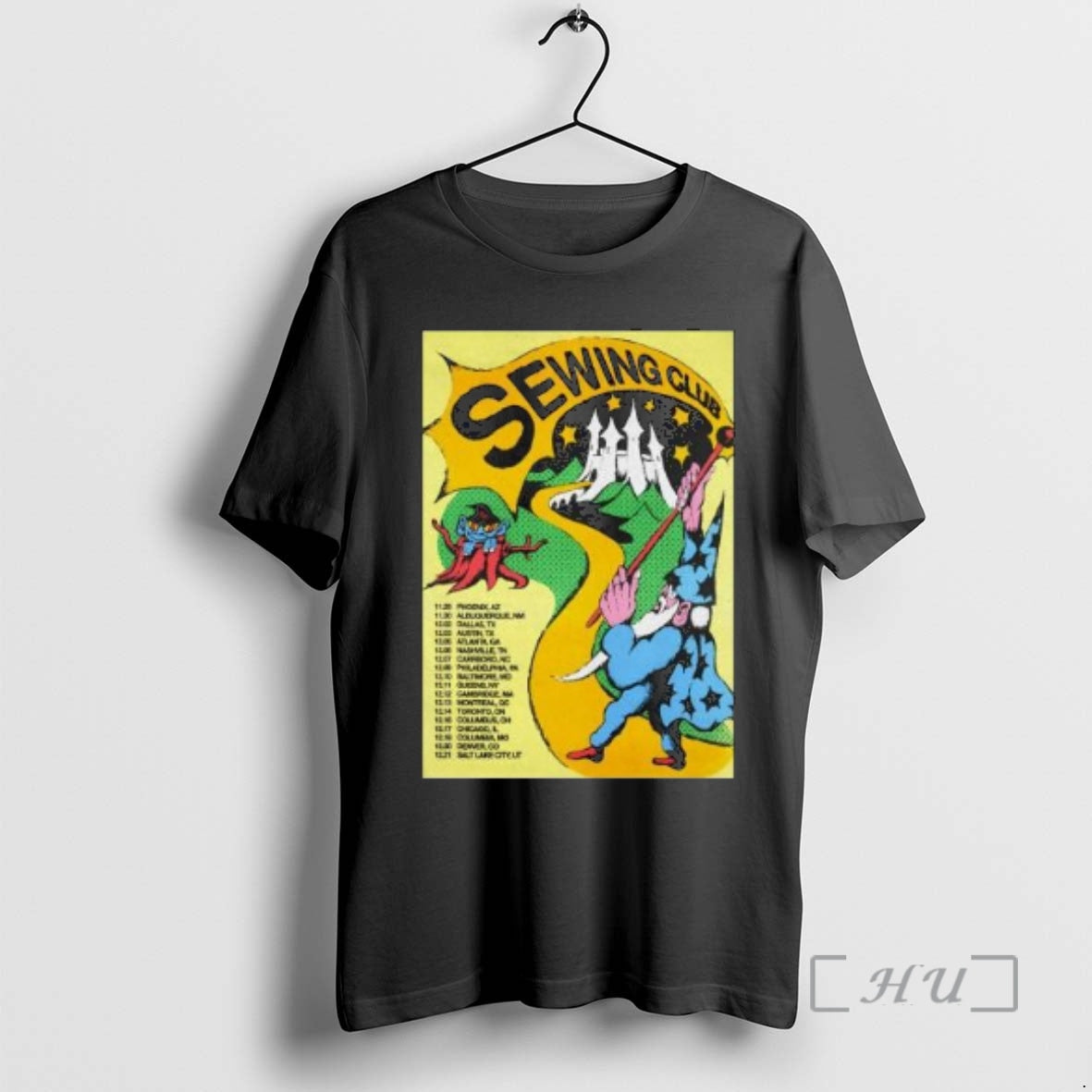 Officials Sewing Club America 2025 Tour Circle Black T-Shirts, Hoodie, Sweatshirt | PopFlextees.com
