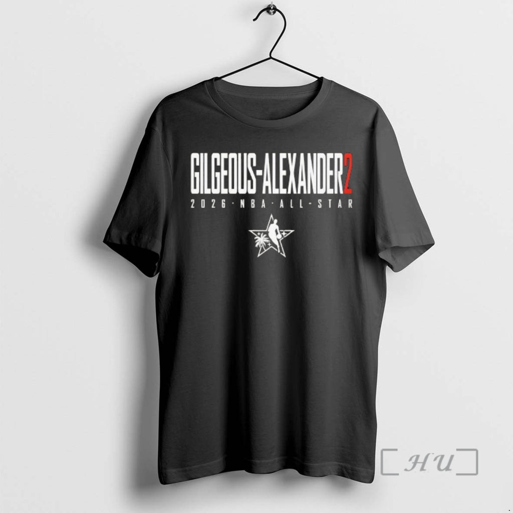 Officials Shai Gilgeous Alexander Oklahoma City Thunder 2026 Nba All Star Elite Premium T Shirts Hoodie, Sweatshirt