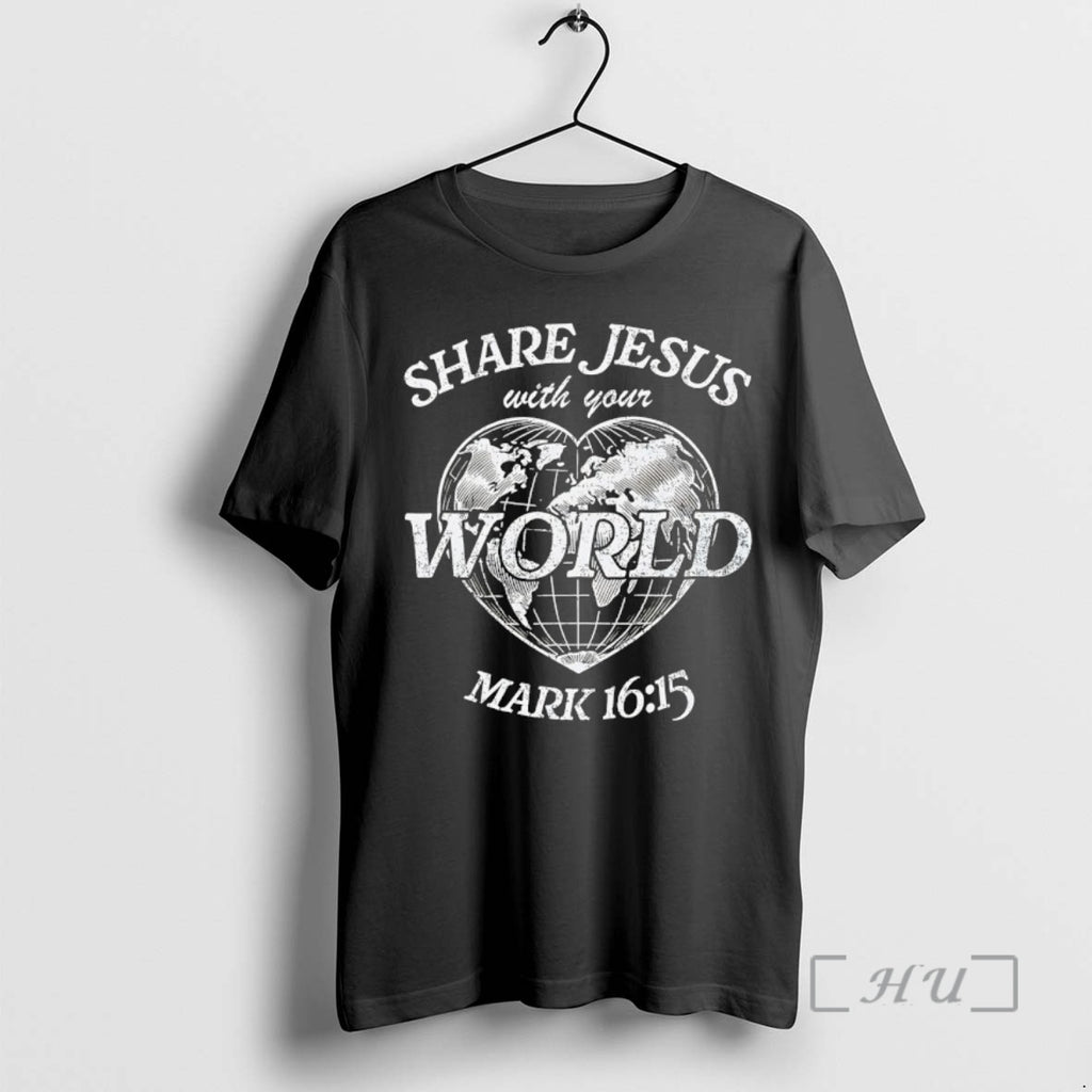 Officials Share Jesus With Your World T-Shirts, Hoodie, Sweatshirt | PopFlextees.com