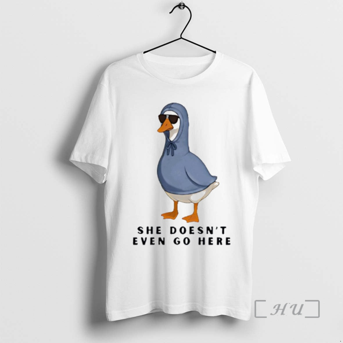 Officials She Doesnt Even Go Here Goose Meme T-Shirts, Hoodie, Sweatshirt | PopFlextees.com