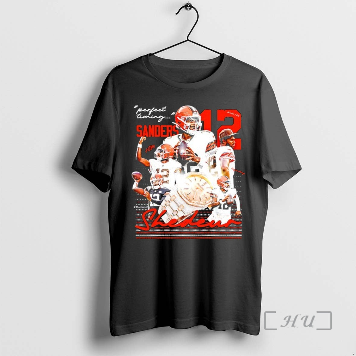 Officials Shedeur Sanders 12 Cleveland Bronws Perfect Timing Graphic T-Shirts, Hoodie, Sweatshirt | PopFlextees.com