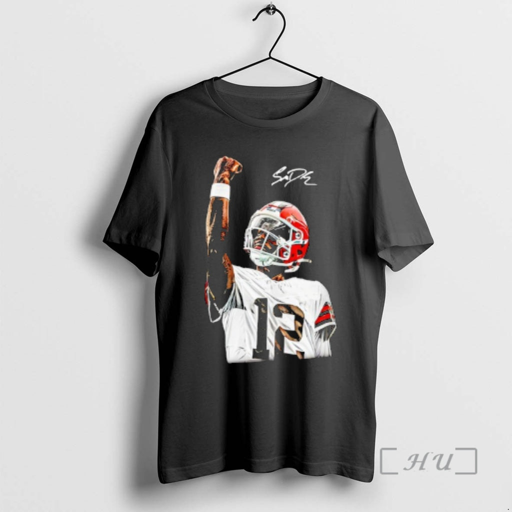 Officials Shedeur Sanders Shedeur Sanders Cleveland Football Signing T-Shirts, Hoodie, Sweatshirt | PopFlextees.com
