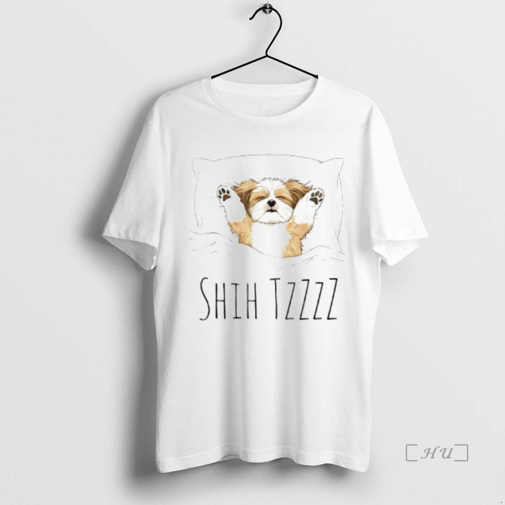 Officials Shih Tzu Sleepshirt Pajamas Funny Dog Pun Bedtime T-Shirts, Hoodie, Sweatshirt | PopFlextees.com