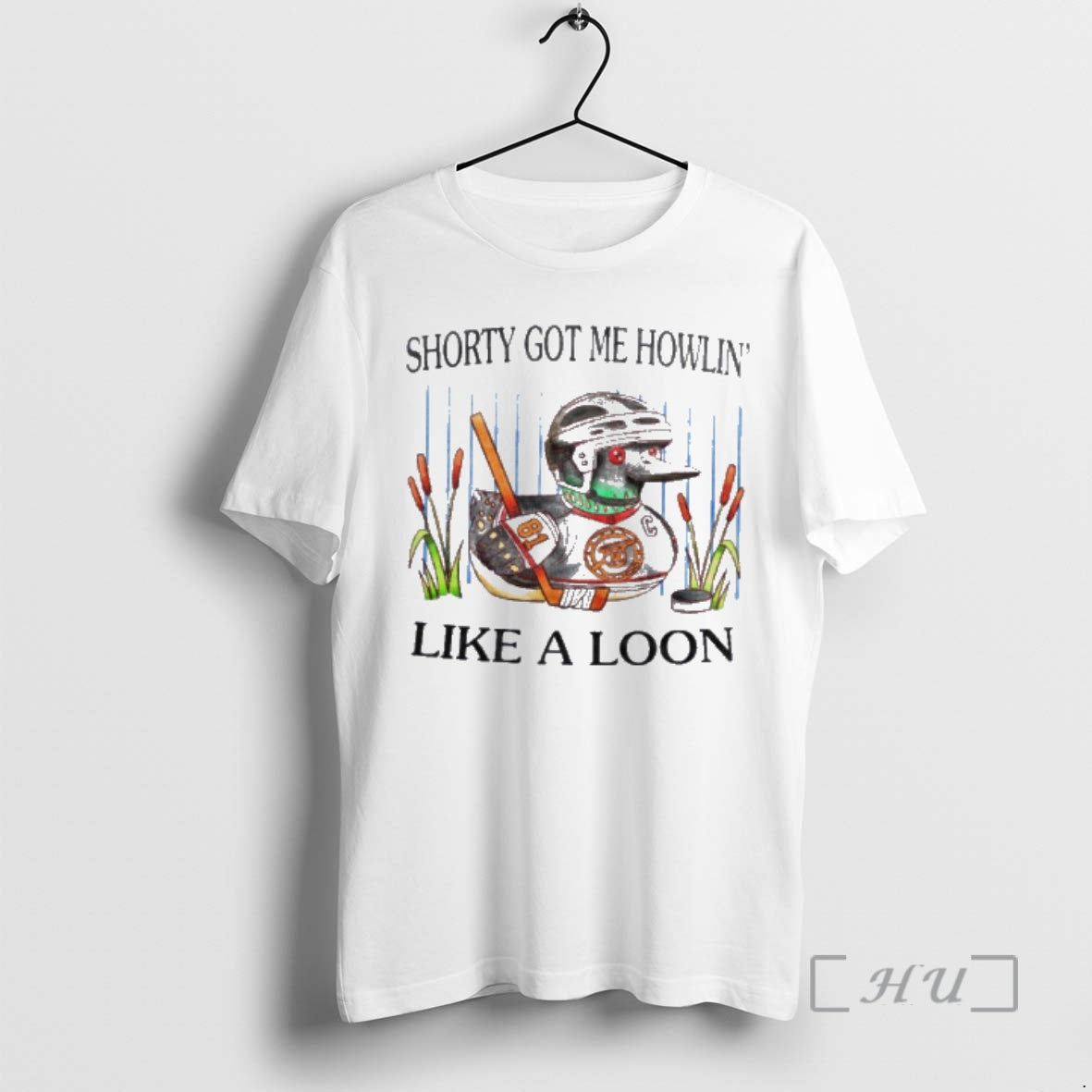 Officials Shorty Got Me Howlin Like A Loon Duck Hockey T-Shirts, Hoodie, Sweatshirt | PopFlextees.com