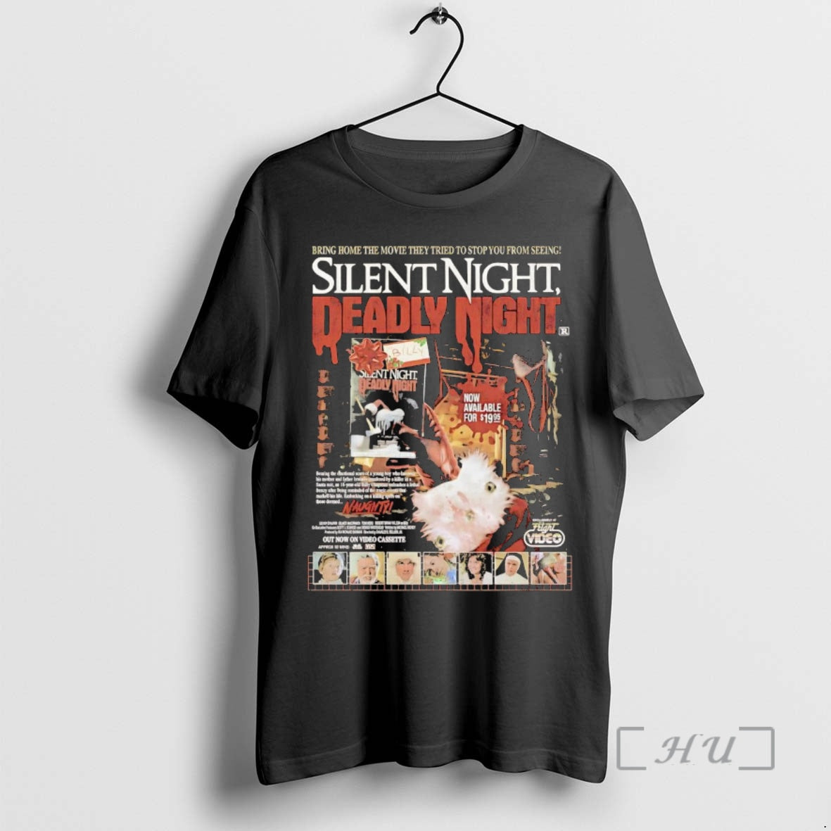 Officials Silent Night Deadly Night Now On Videocassette T-Shirts, Hoodie, Sweatshirt | PopFlextees.com