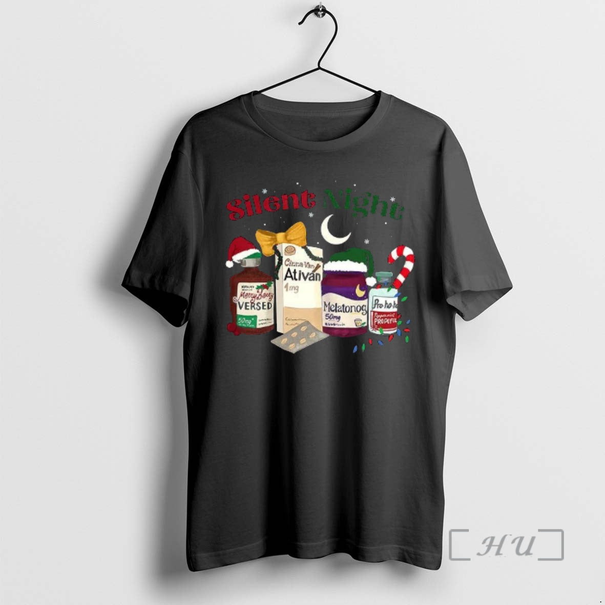 Officials Silent Night Merry Bevy Drug Christmas T-Shirts, Hoodie, Sweatshirt | PopFlextees.com