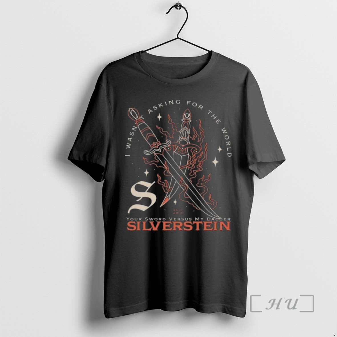 Officials Silverstein Dagger I Wasnt Asking For The World T-Shirts, Hoodie, Sweatshirt | PopFlextees.com