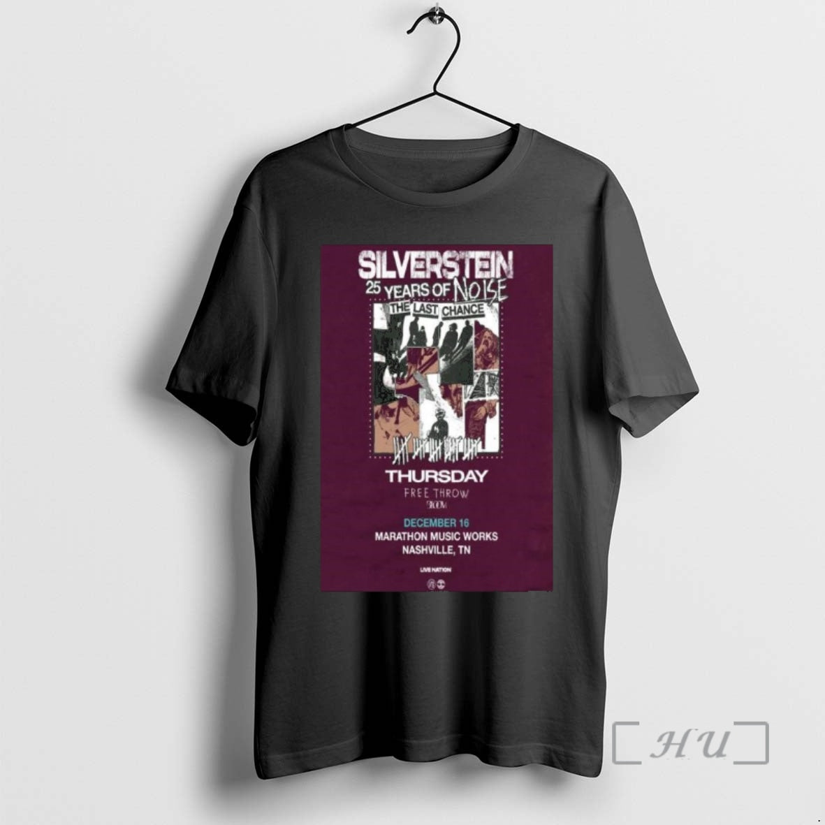 Officials Silverstein Marathon Music Works Dec 16 2025 T-Shirts, Hoodie, Sweatshirt | PopFlextees.com