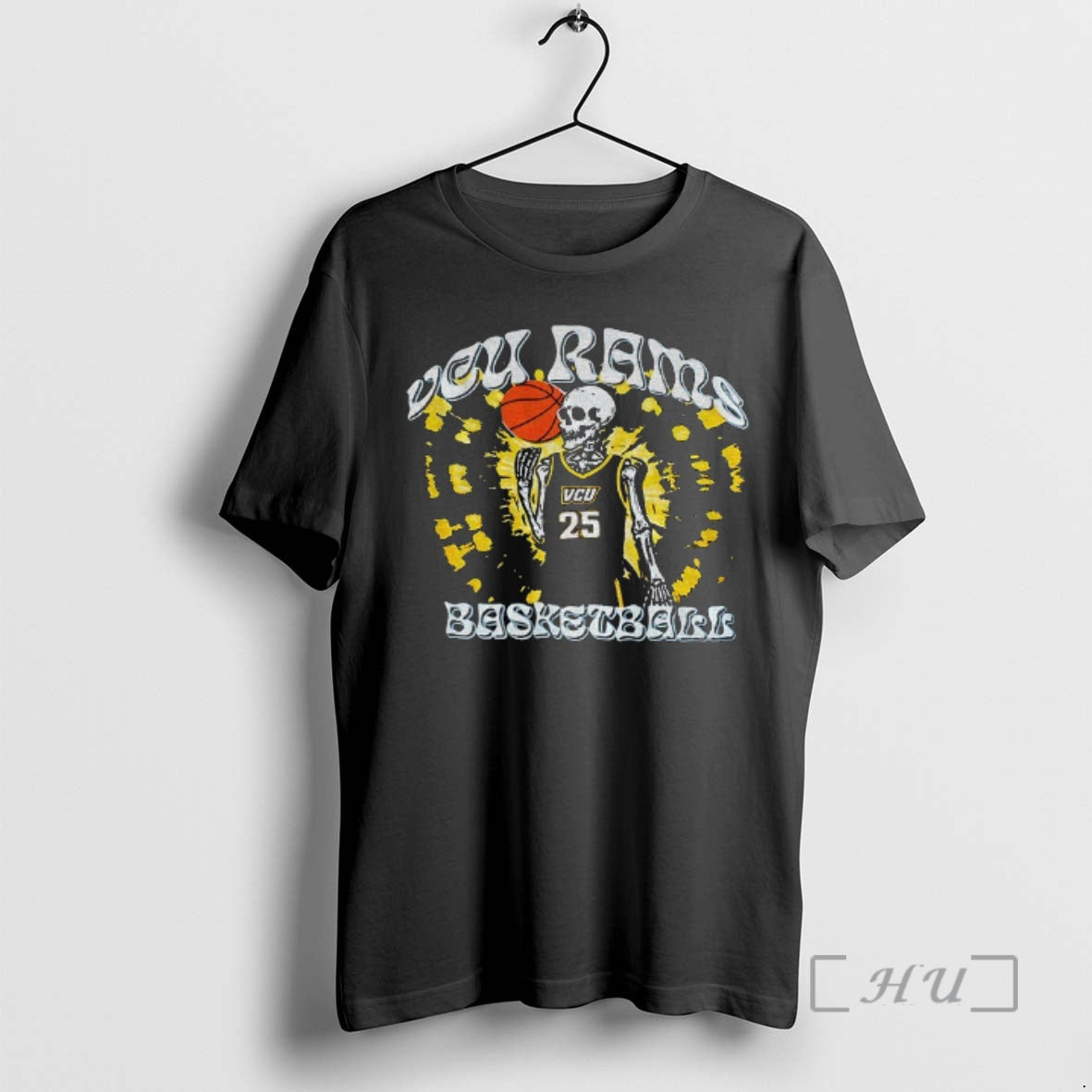 Officials Skeleton Vcu Rams Basketball Player T-Shirts, Hoodie, Sweatshirt | PopFlextees.com