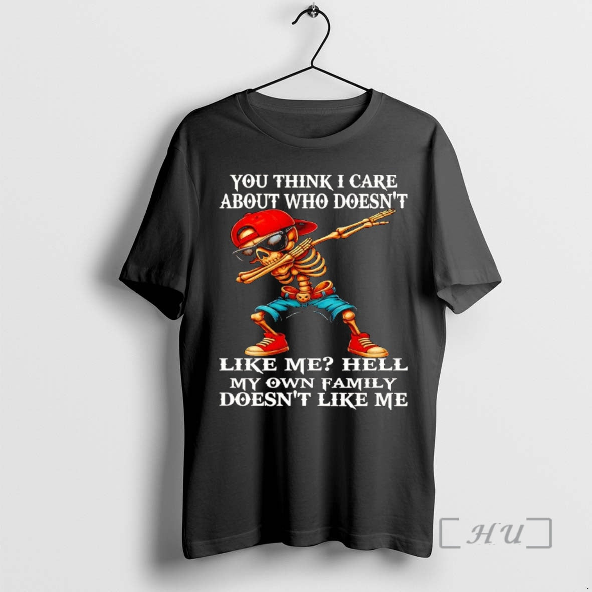 Officials Skeleton Dabbing You Think I Care About Who Doesnt Like Me Premium T Shirts Hoodie, Sweatshirt | PopFlextees.com