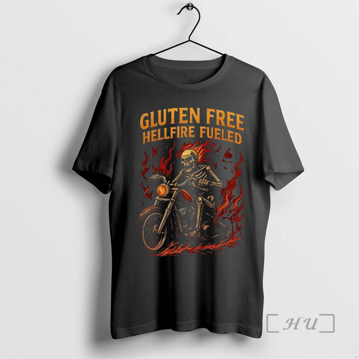 Officials Skeleton Gluten Free Hellfire Fueled T-Shirts, Hoodie, Sweatshirt | PopFlextees.com