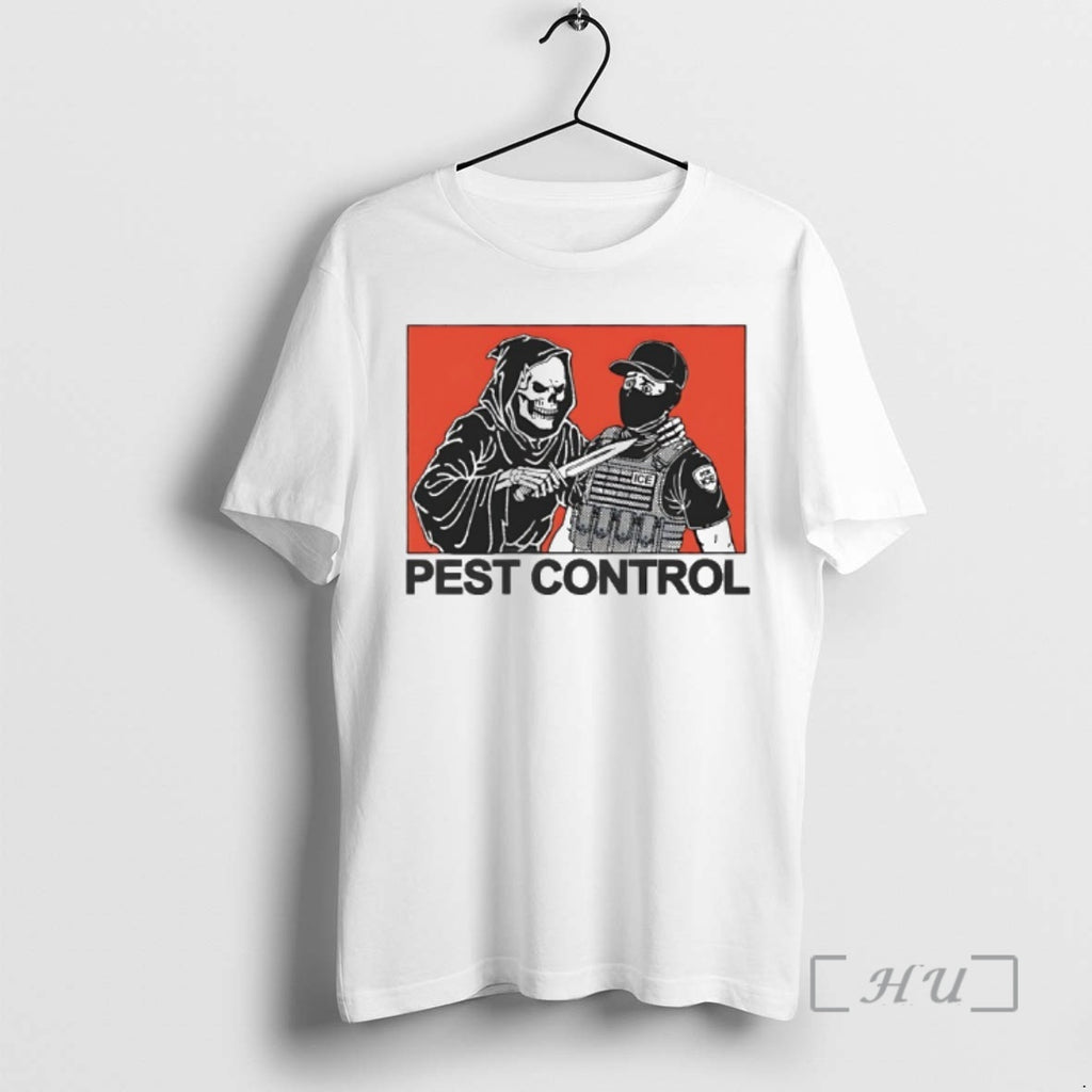 Officials Skeleton Pest Control Anti Ice Graphic T-Shirts, Hoodie, Sweatshirt | PopFlextees.com