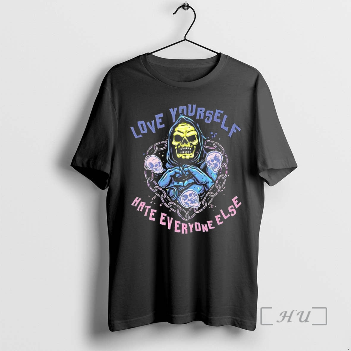 Officials Skeletor Masters Universe Love Yourself Hate Everyone Else Woman T-Shirts, Hoodie, Sweatshirt