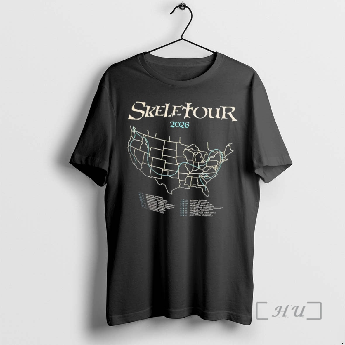 Officials Skeletour 2026 Usa State T-Shirts, Hoodie, Sweatshirt | PopFlextees.com