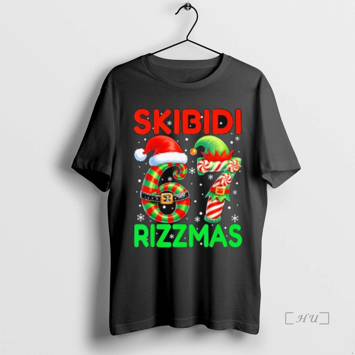 Officials Skibidi 67 Rizzmas Funny Six Seven Meme Christmas T-Shirts, Hoodie, Sweatshirt | PopFlextees.com