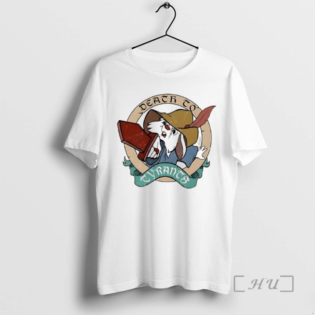 Officials Skippy Rabbit Death To Tyrants 90s Cartoon Logo Retro Woman Premium T Shirts Sweater Hoodie, Sweatshirt