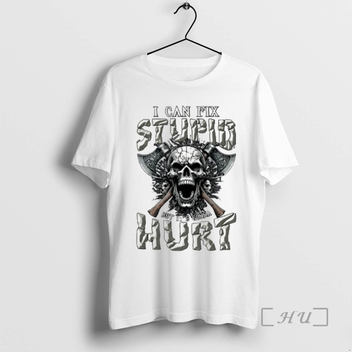 Officials Skull I Cant Fix Stupid But Its Gonna Hurt T-Shirts, Hoodie, Sweatshirt | PopFlextees.com