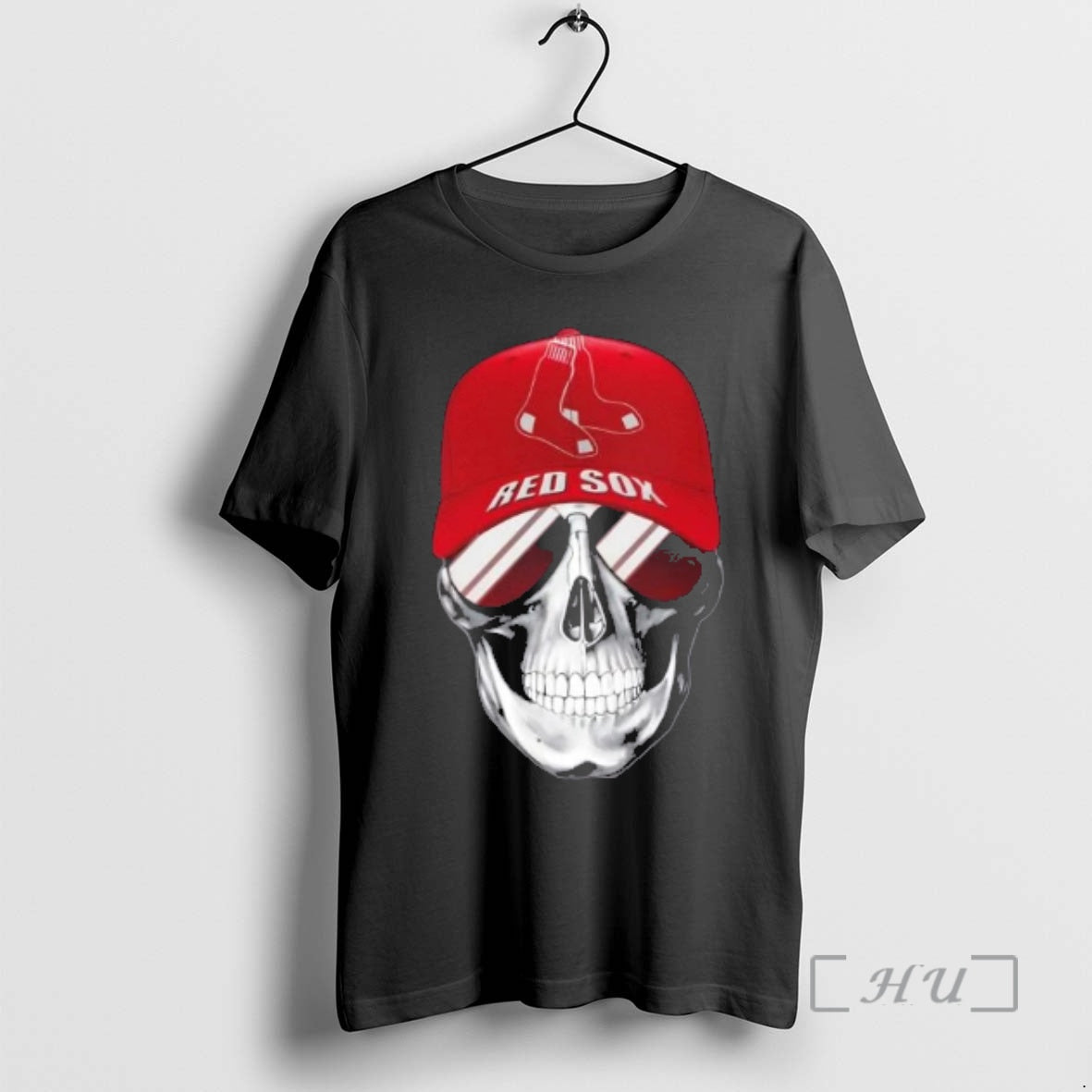 Officials Skull Wearing Cap Boston Red Sox Smiling Fans T-Shirts, Hoodie, Sweatshirt