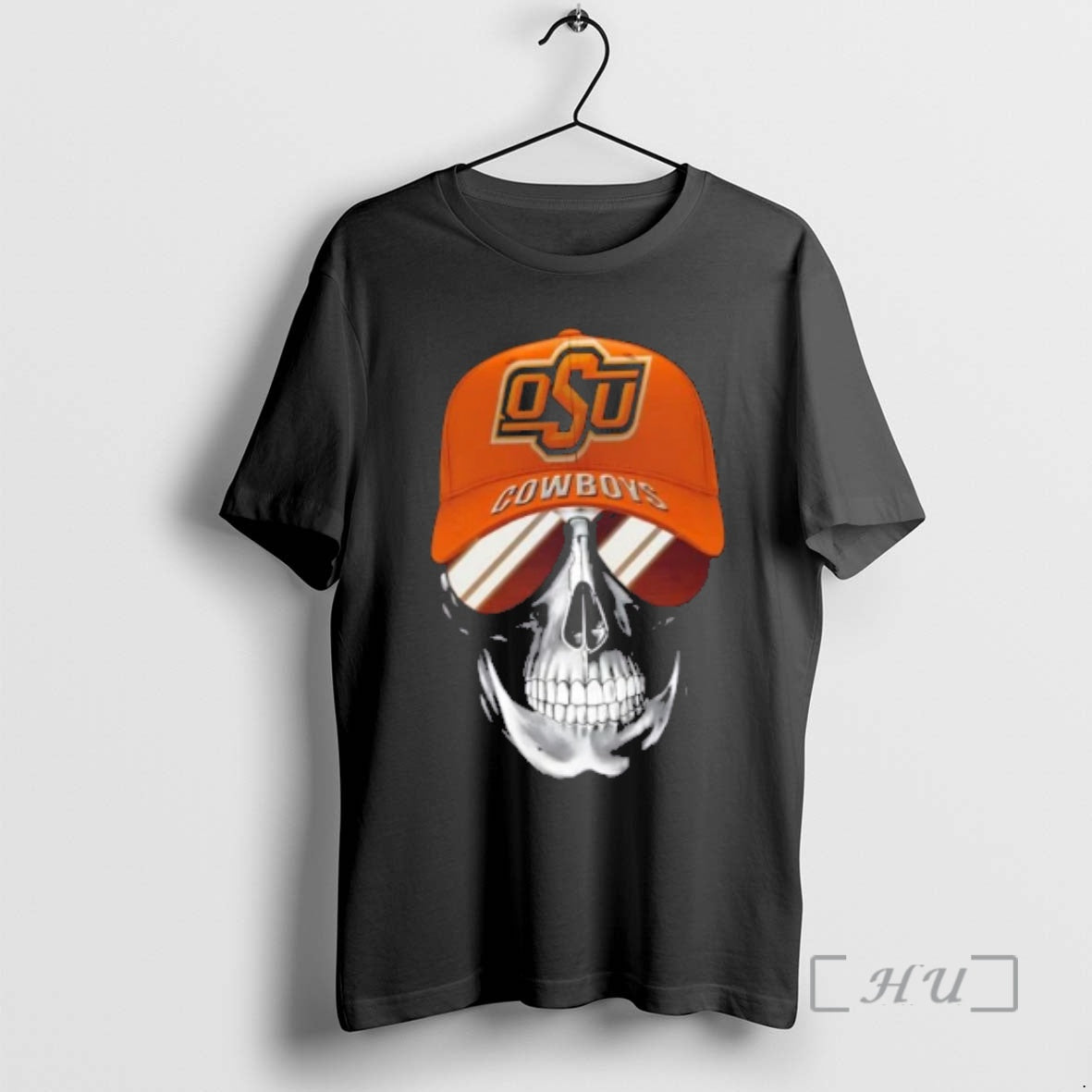 Officials Skull Wearing Cap Oklahoma State Cowboys Smiling Fans T-Shirts, Hoodie, Sweatshirt