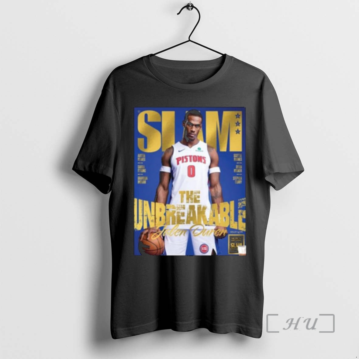 Officials Slam 260 Gold Metal Cover Jalen Duren Magazine The Unbreakable Nba Premium T Shirts Hoodie, Sweatshirt
