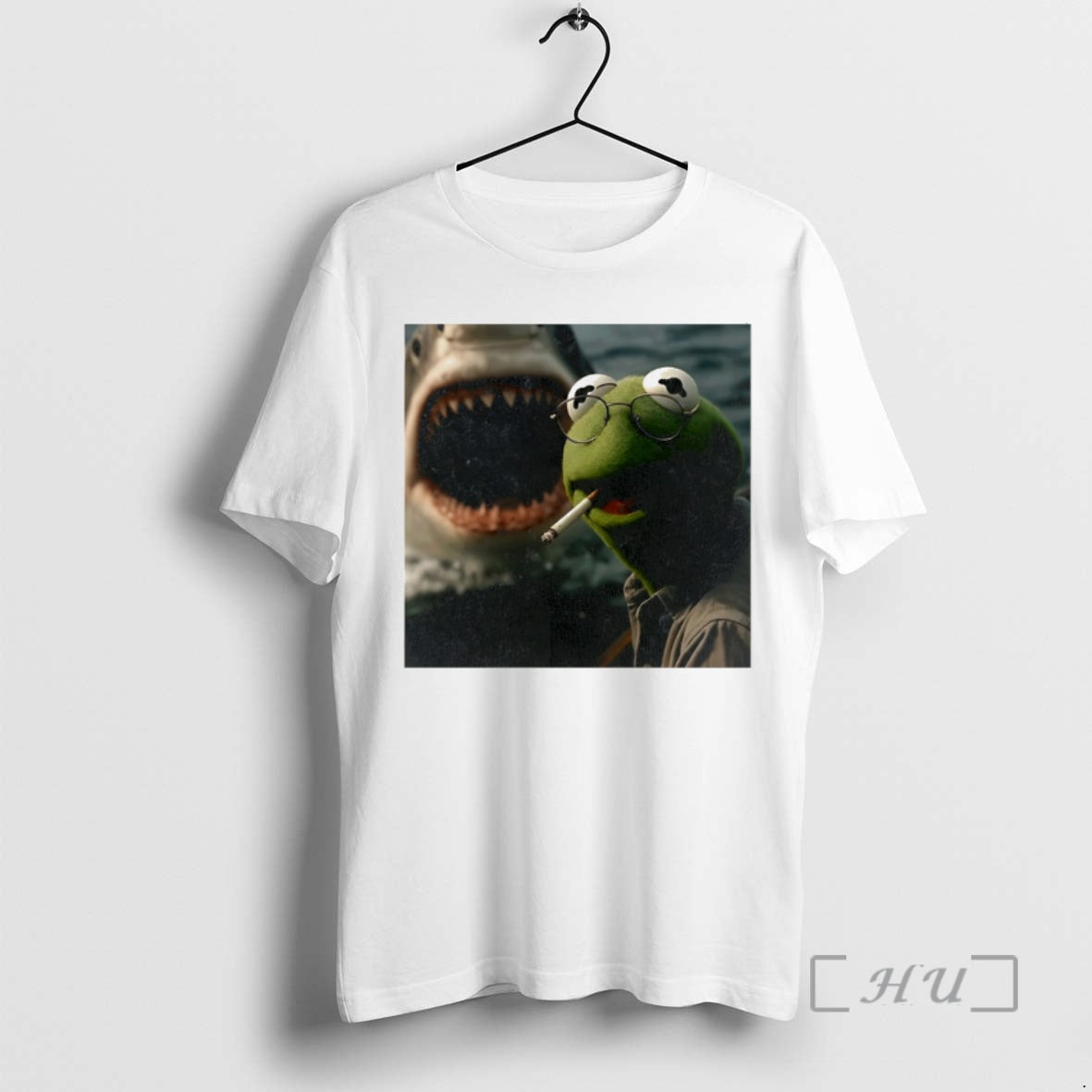 Officials Smoking Frog Meme Shark Attack Parody T-Shirts, Hoodie, Sweatshirt | PopFlextees.com