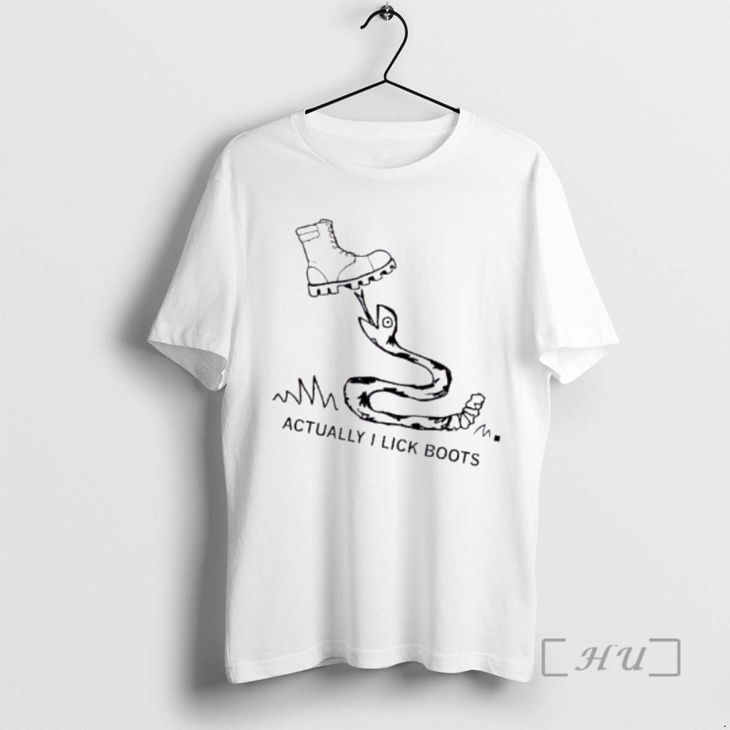 Officials Snake Actually I Lick Boots T-Shirts, Hoodie, Sweatshirt | PopFlextees.com