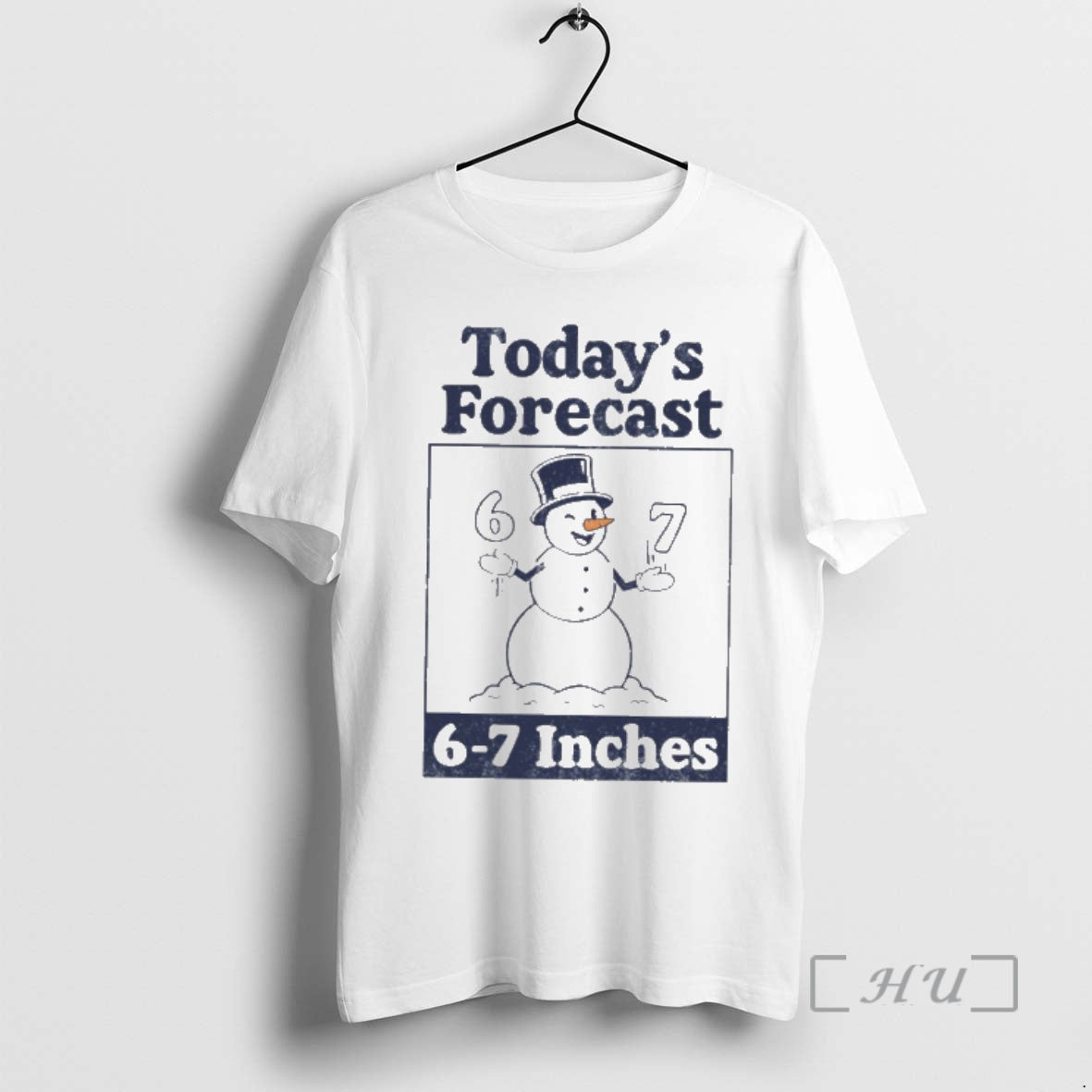 Officials Snowman Todays Forecast 6 7 Inches T-Shirts, Hoodie, Sweatshirt | PopFlextees.com