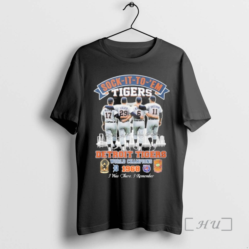 Officials Sock It To Em Detroit Tigers World Champions 1968 T-Shirts, Hoodie, Sweatshirt | PopFlextees.com