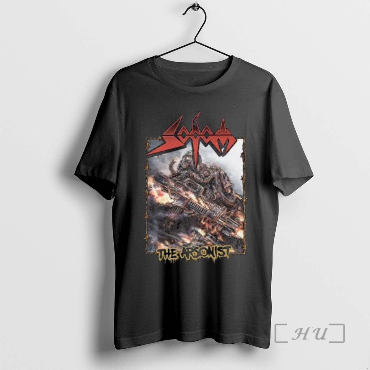 Officials Sodom Band The Arsonist Circle Black T-Shirts, Hoodie, Sweatshirt | PopFlextees.com