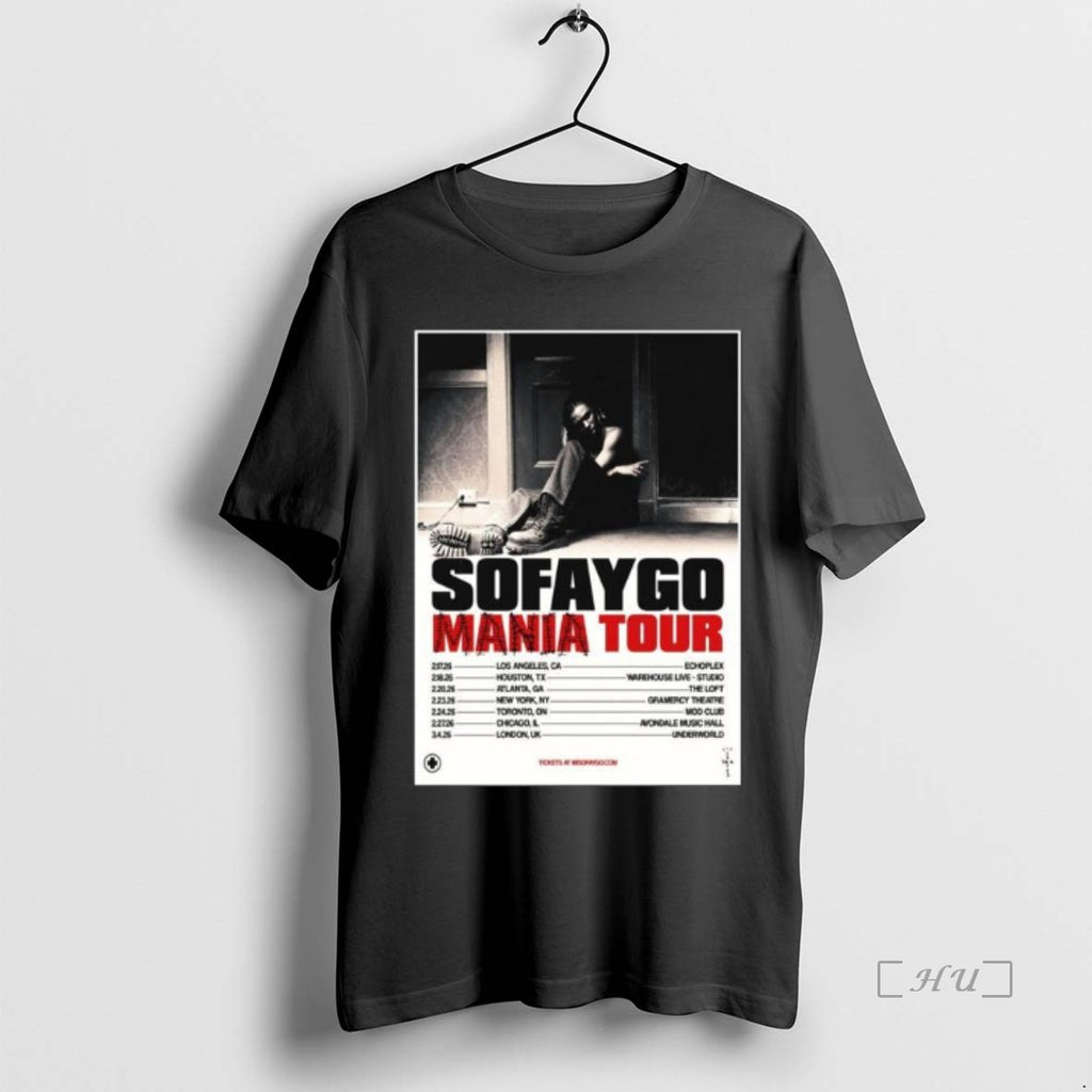 Officials Sofaygo Mania Tour 2026 Long Sleve T-Shirts, Hoodie, Sweatshirt | PopFlextees.com