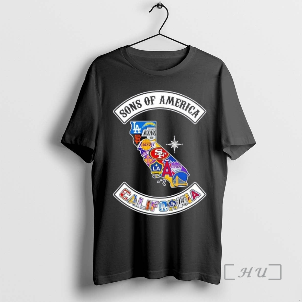 Officials Son Of America California Map Sports Logos Combine T-Shirts, Hoodie, Sweatshirt | PopFlextees.com