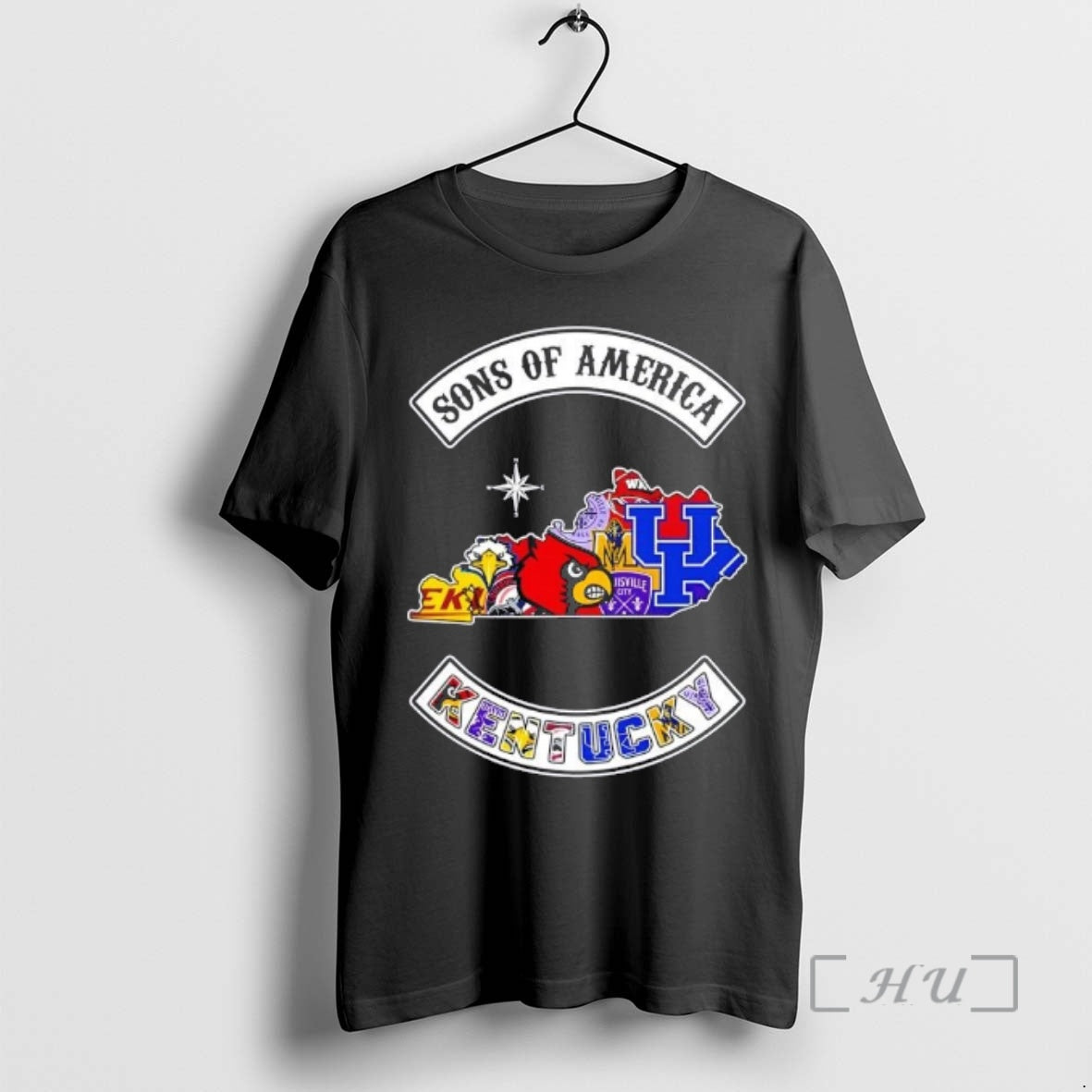 Officials Son Of America Kentucky Map Sports Logos Combine T-Shirts, Hoodie, Sweatshirt | PopFlextees.com