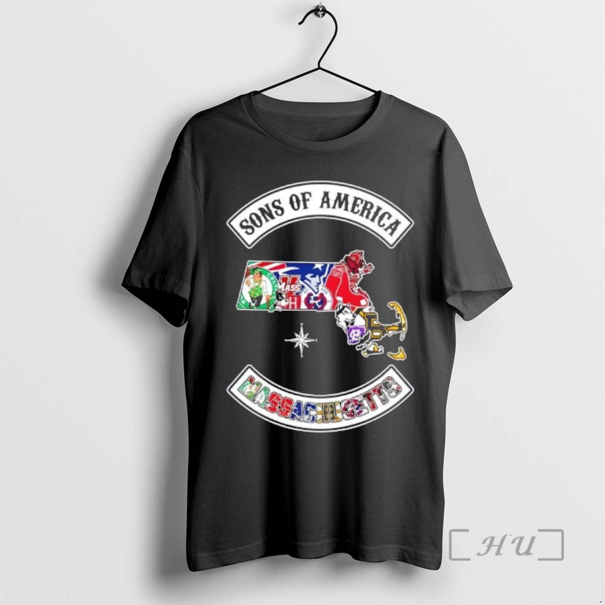Officials Son Of America Massachusetts Map Sports Logos Combine T-Shirts, Hoodie, Sweatshirt | PopFlextees.com