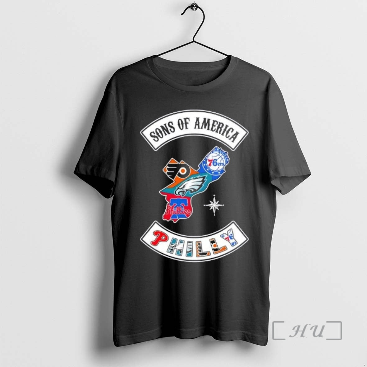 Officials Son Of America Philadelphia Map Sports Logos Combine T-Shirts, Hoodie, Sweatshirt | PopFlextees.com