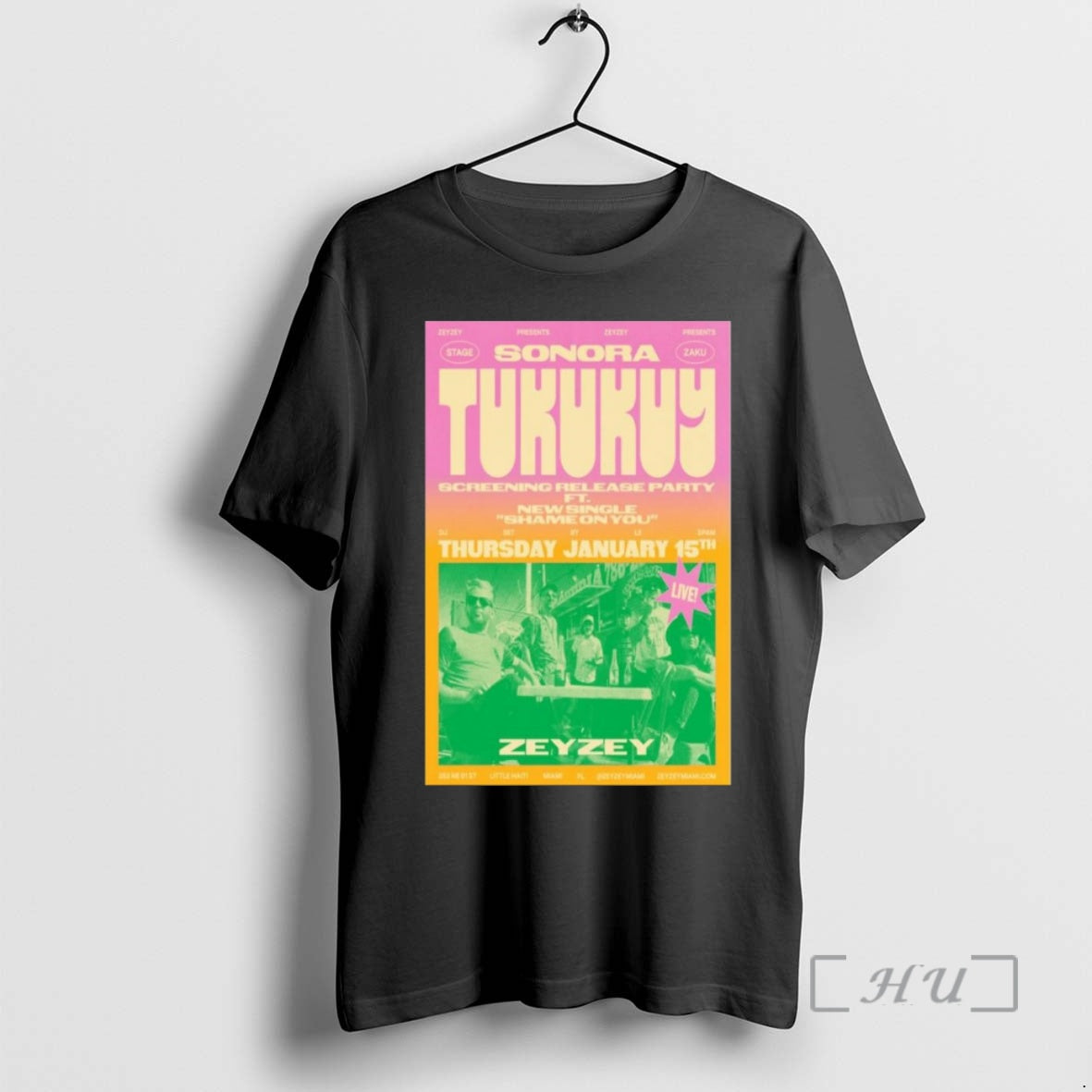 Officials Sonora Tukukuy Little Haiti Miami January 15 2026 Concert T-Shirts, Hoodie, Sweatshirt | PopFlextees.com