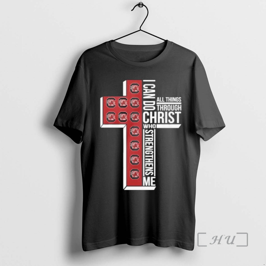 Officials South Carolina Basketball Logo I Can Do All Things Through Christ Who Strengthens Me T-Shirts, Hoodie, Sweatshirt