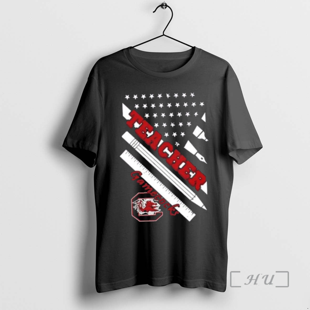 Officials South Carolina Gamecocks X Teacher American Flag T-Shirts, Hoodie, Sweatshirt | PopFlextees.com