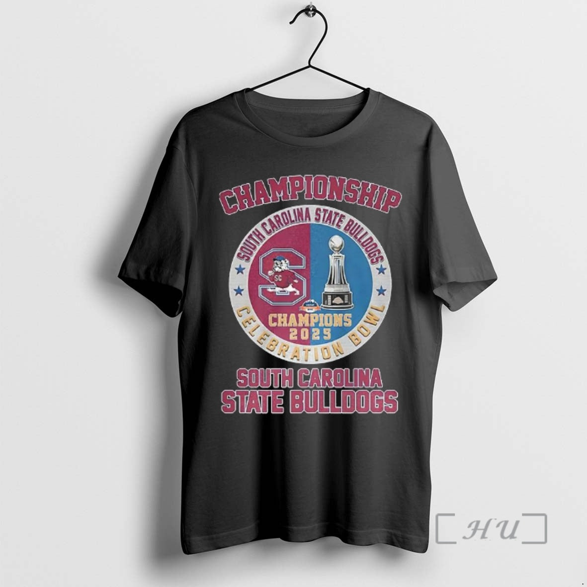 Officials South Carolina State Bulldogs 2025 Celebration Bowl Champions Logo X Trophy T-Shirts, Hoodie, Sweatshirt