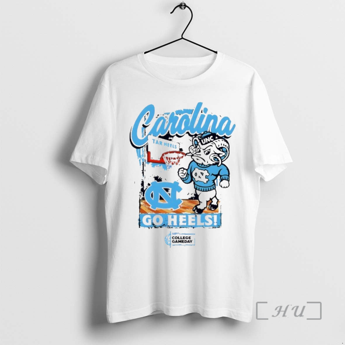 Officials South Carolina Tar Heels College Gameday Go Heels Mascot T-Shirts, Hoodie, Sweatshirt | PopFlextees.com