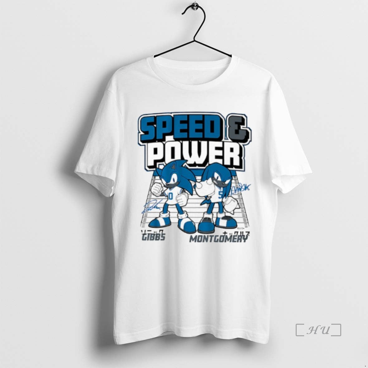 Officials Speed Power Jahmyr Gibbs David Montgomery Hedgehog Knuckles T-Shirts, Hoodie, Sweatshirt | PopFlextees.com