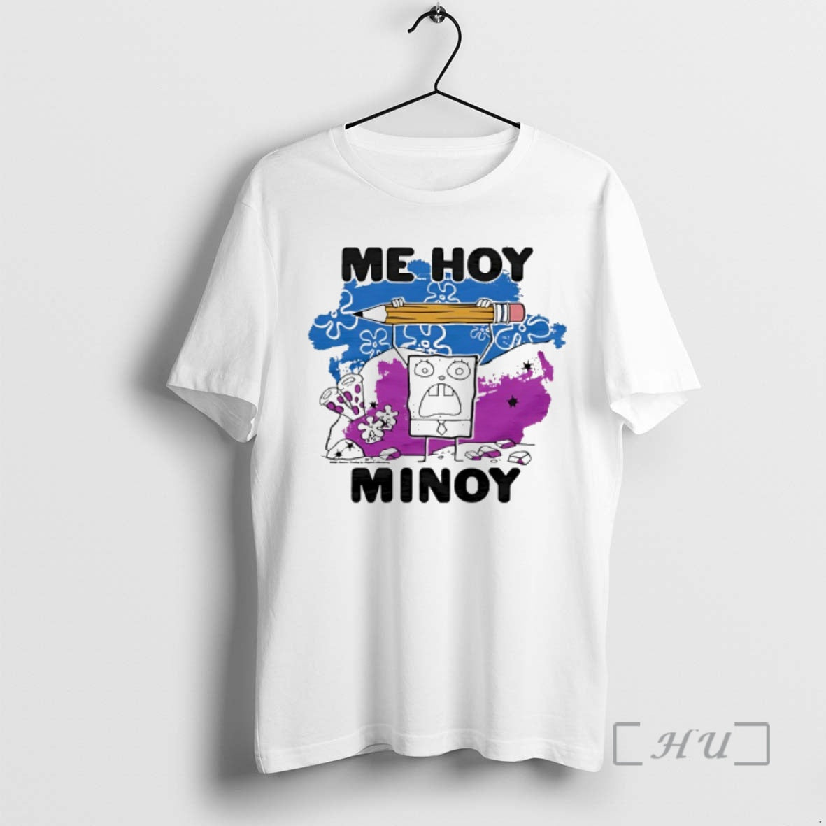 Officials Sponge Squarepants Doodlebob Me Hoy Minoy Graphic T-Shirts, Hoodie, Sweatshirt | PopFlextees.com